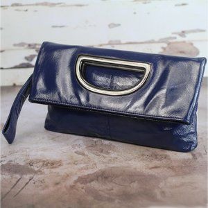 HOBO BLISS Convertible Clutch Wristlet Blue